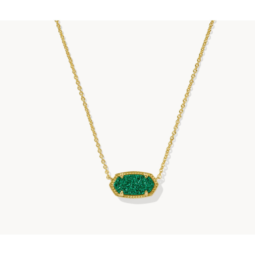 Kendra Scott Green Pendant Necklace